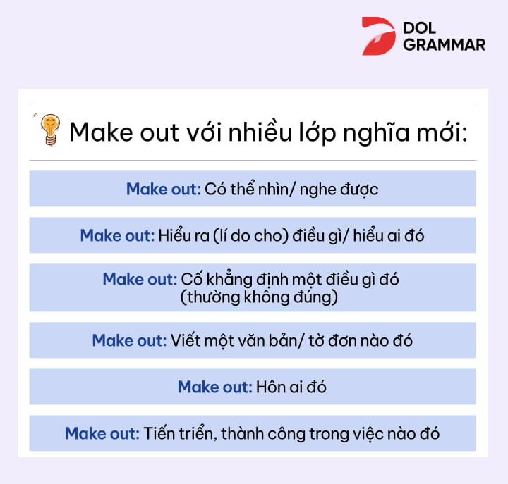 Make Out Phrasal Verb Là Gì? Gallery 2