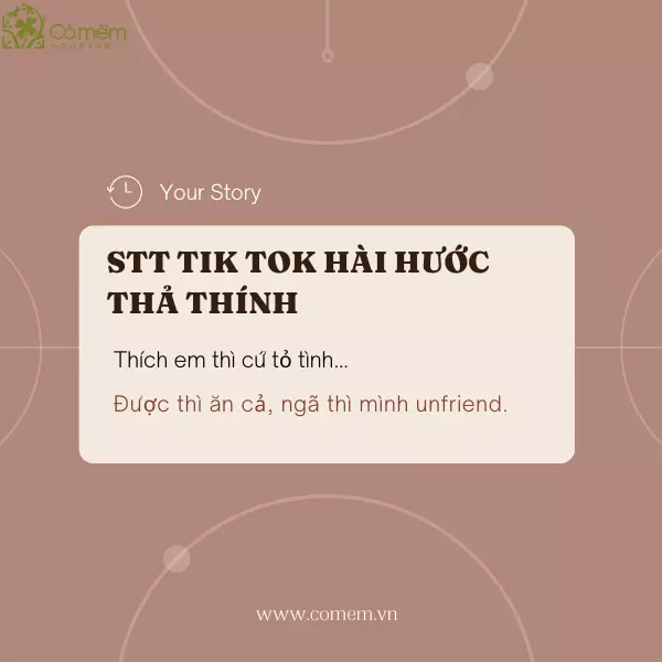 STT Thả Thính Hài Hước: Gây Cười, Gây Nghiện, Gây Thương! Gallery 2