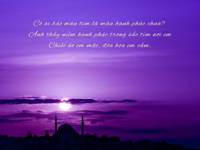 Thơ Màu Tím Thả Thính: Những Câu Thơ Hay Nhất, Lãng Mạn Nhất Gallery 2
