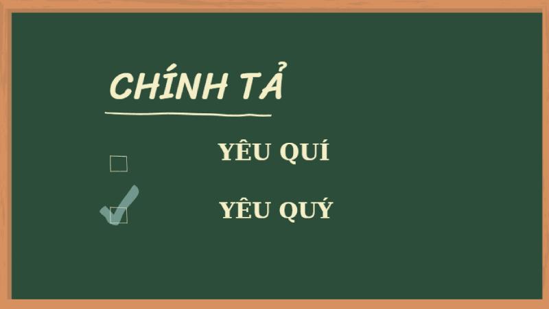 Yêu quý hay yêu quí? Gallery 2