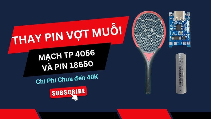 Cách sửa vợt muỗi không nổ