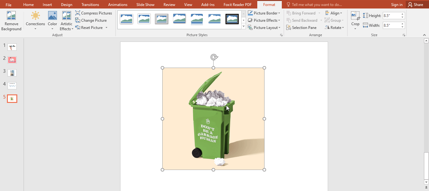 Cách Tách Nền Trong PowerPoint
