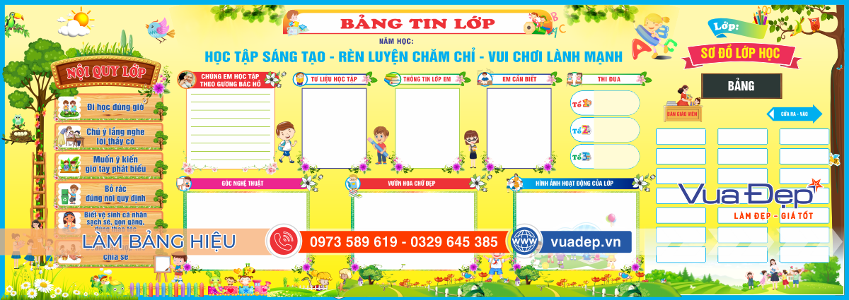 Bảng Tin Lớp Tiểu Học: Hướng Dẫn Chi Tiết và Mẫu Thiết Kế Gallery 2
