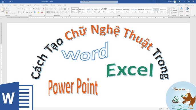 Cách tạo chữ nghệ thuật trong PowerPoint