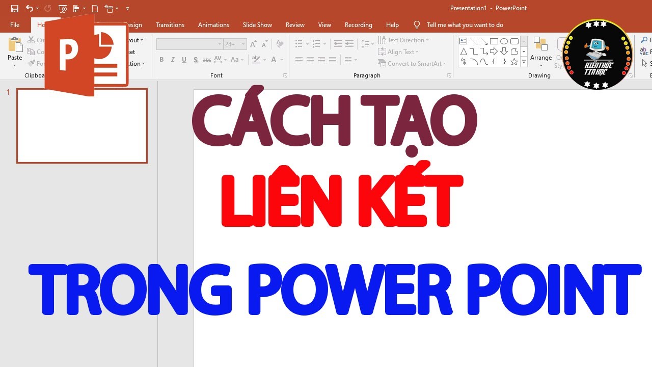 Cách tạo liên kết trong PowerPoint