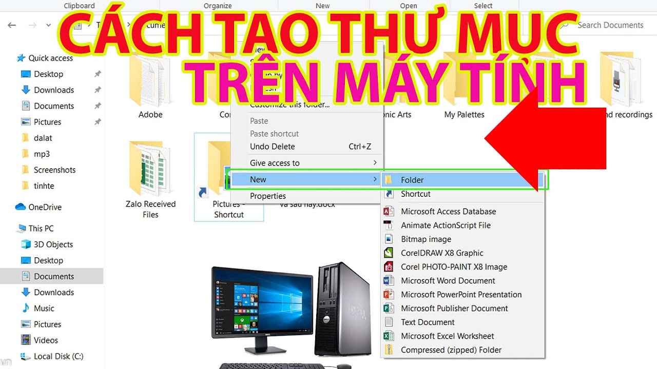 Cách Tạo Thư Mục