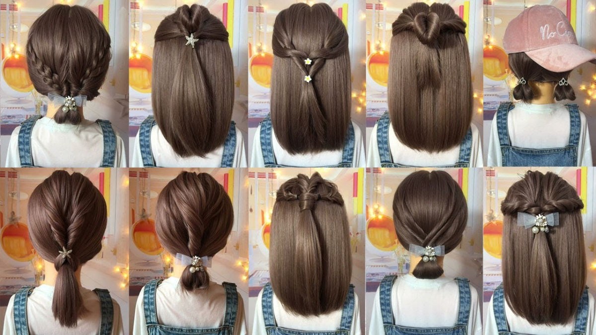Cách Tết Tóc Ngắn Ngang Vai Đơn Giản