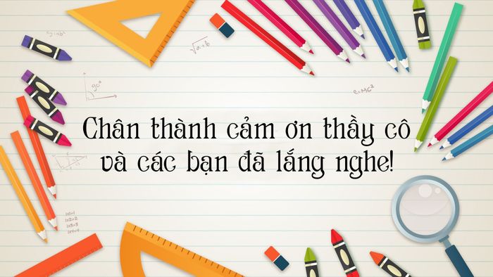 Cảm ơn các bạn và thầy cô đã lắng nghe Gallery 1