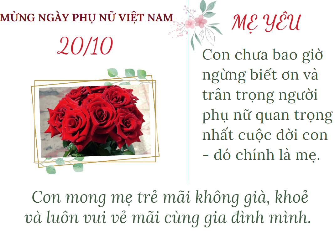 Chúc Mẹ 20/10 Vui Vẻ Gallery 2