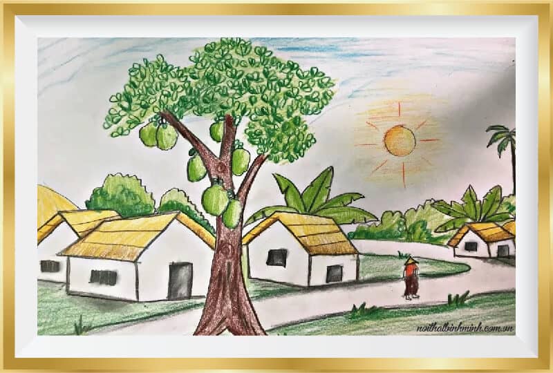 Tranh Đề Tài Tự Chọn Lớp 8: Hướng Dẫn Chọn Đề Tài và Thể Hiện Gallery 2