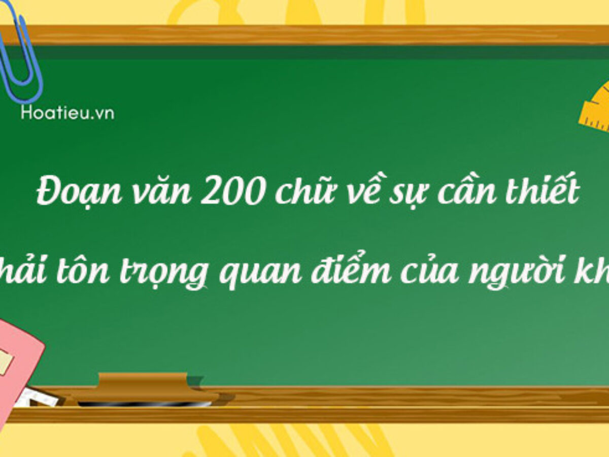 Sự cần thiết phải tôn trọng quan điểm của người khác Gallery 2