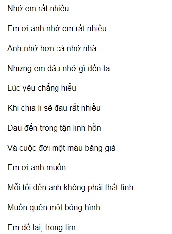 Cắt Đôi Nỗi Sầu Lời Bài Hát Gallery 1