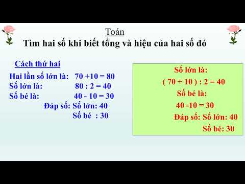 Cách tìm số lớn số bé Gallery 2