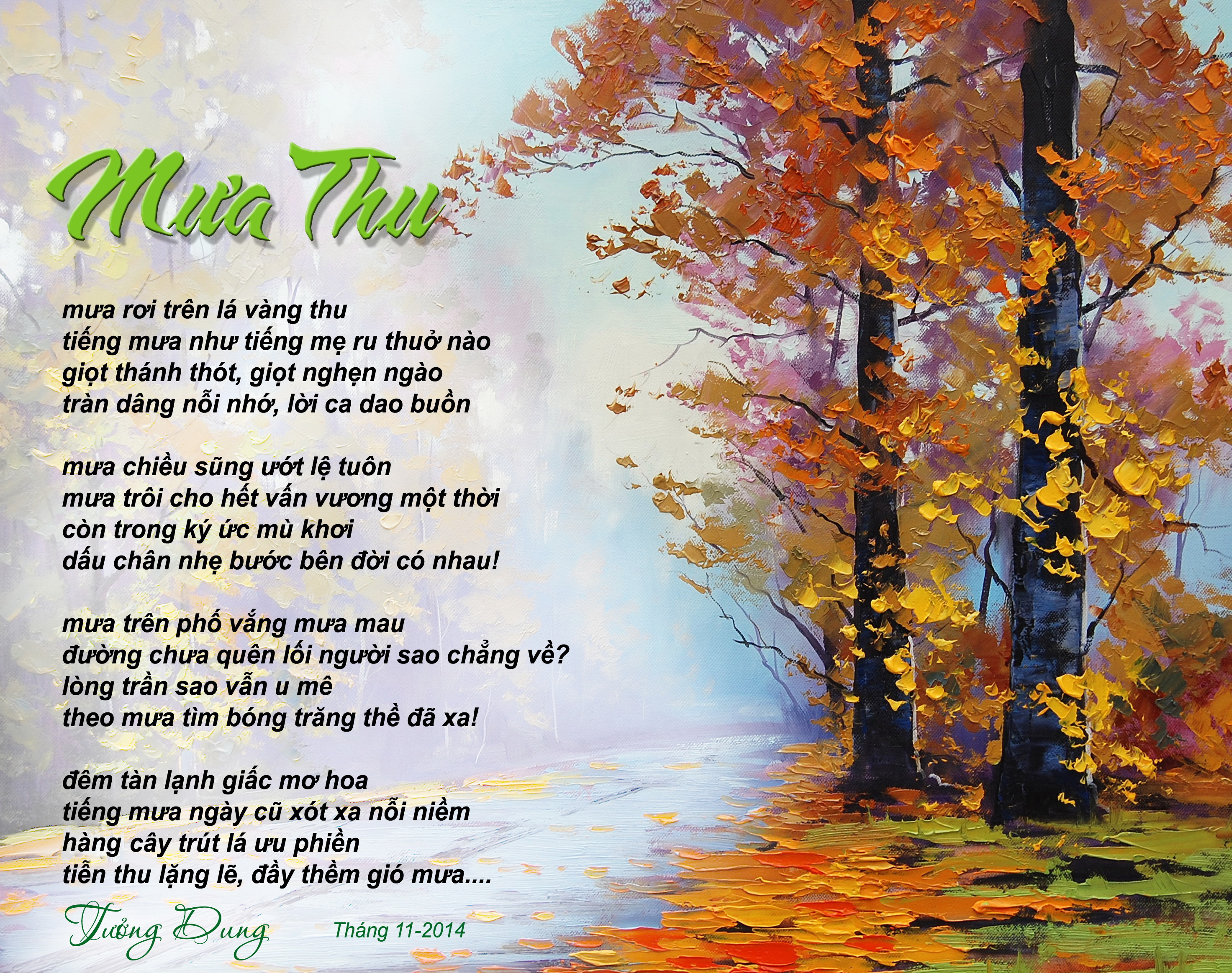 Những Bài Thơ Hay Về Mùa Thu Gallery 2