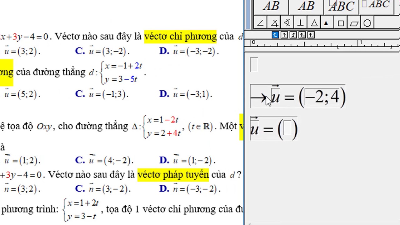 Cách Tìm Vecto Pháp Tuyến Gallery 1