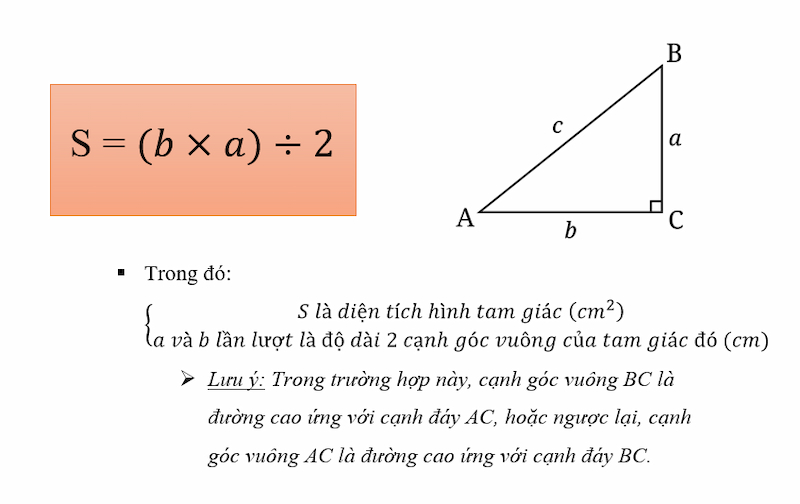 Công thức tính chiều cao hình tam giác lớp 5 Gallery 1