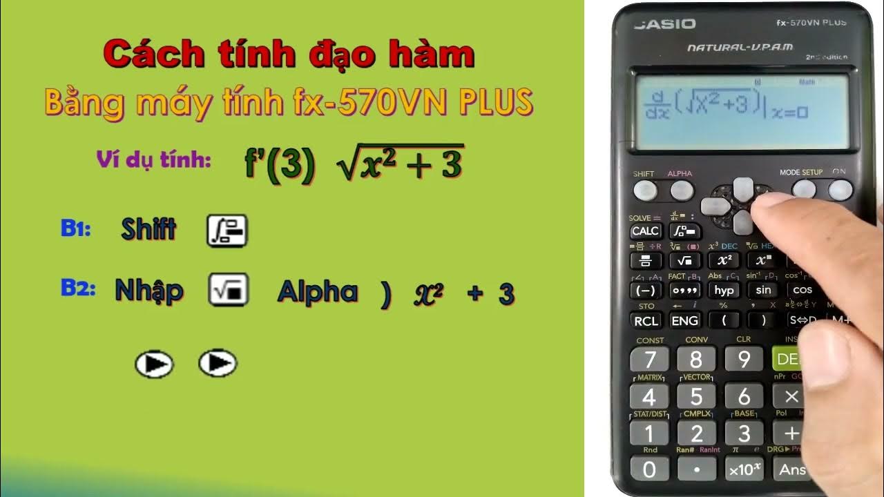Cách tính đạo hàm bằng máy tính Gallery 1