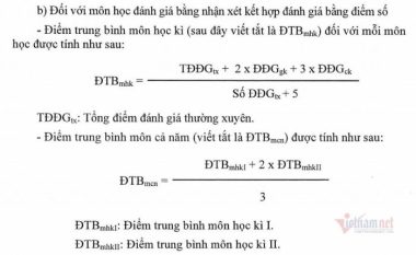 Cách Tính Điểm Giữa Kì 2