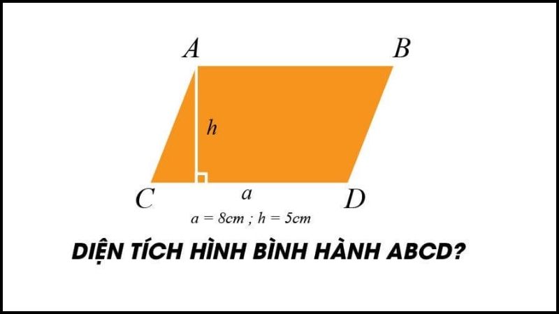 Diện tích hình bình hành là bao nhiêu? Gallery 1