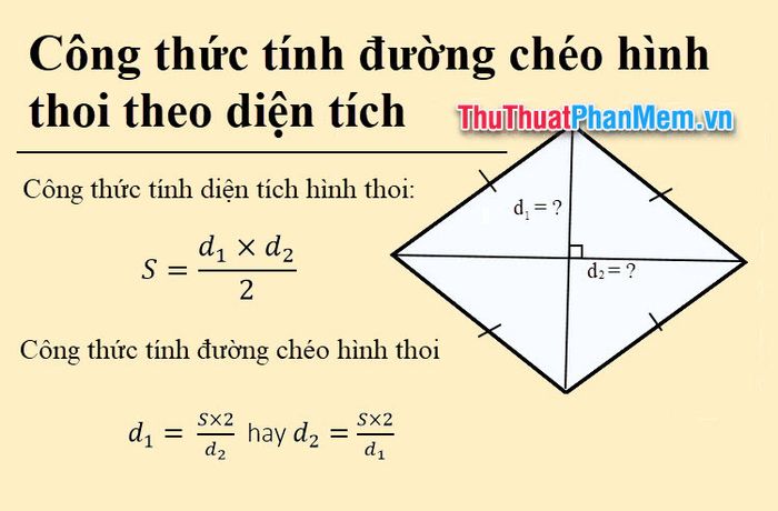 Đường Chéo Hình Thoi Bằng Bao Nhiêu? Gallery 1