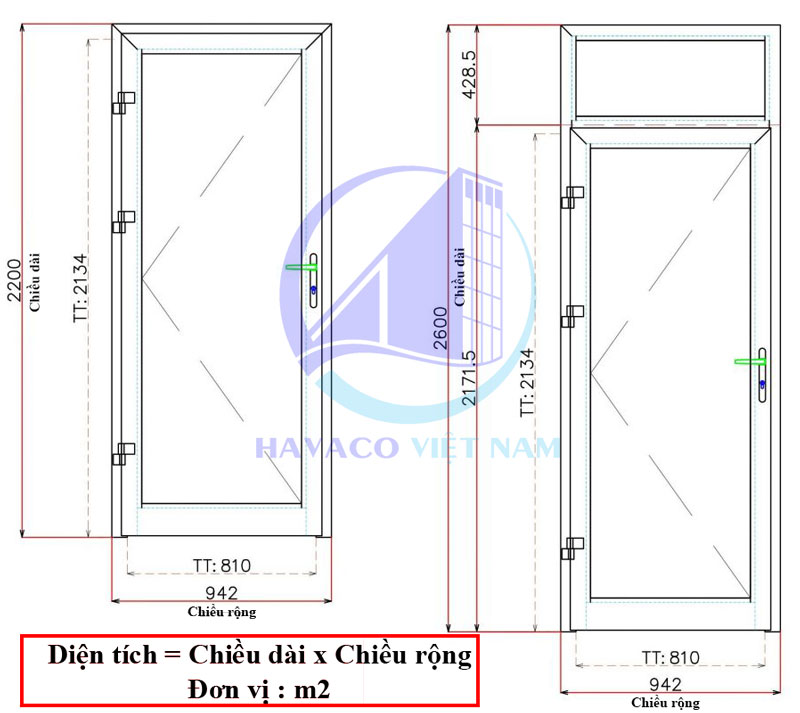 Cách Tính M2 Cửa Chính Xác và Đơn Giản