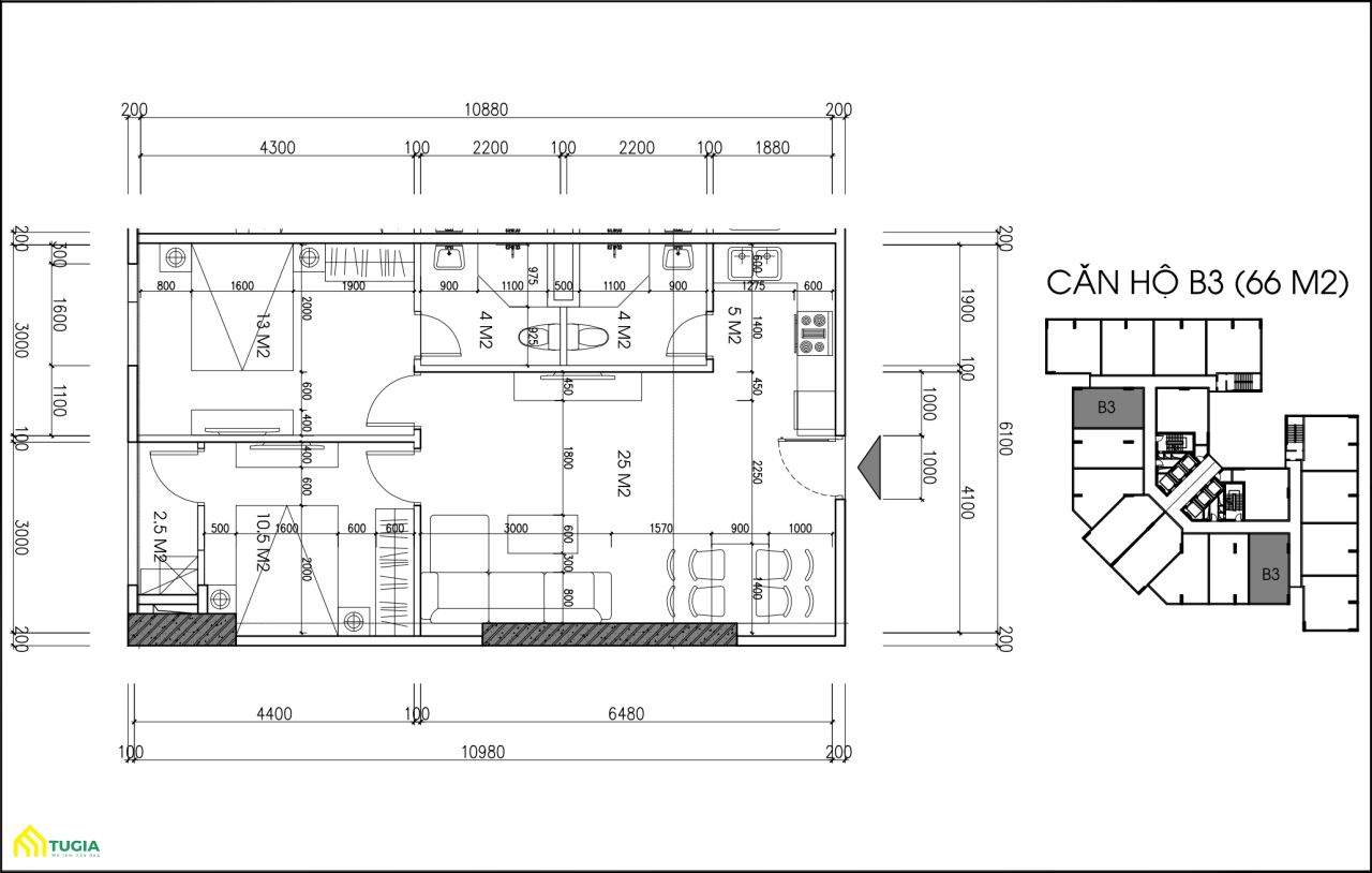 Cách Tính M2 Phòng Chính Xác