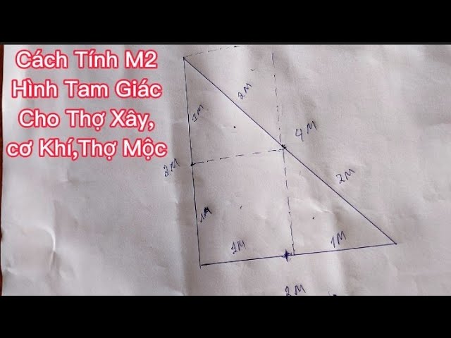Cách Tính Mét Vuông Hình Tam Giác