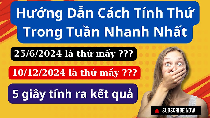 Cách tính thứ trong năm Gallery 1