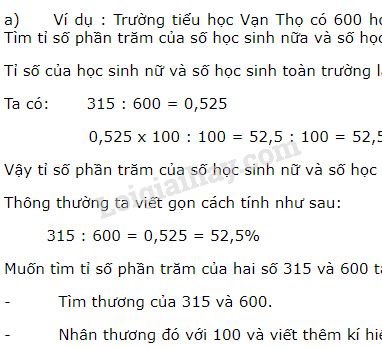 Muốn tìm tỉ số phần trăm Gallery 1