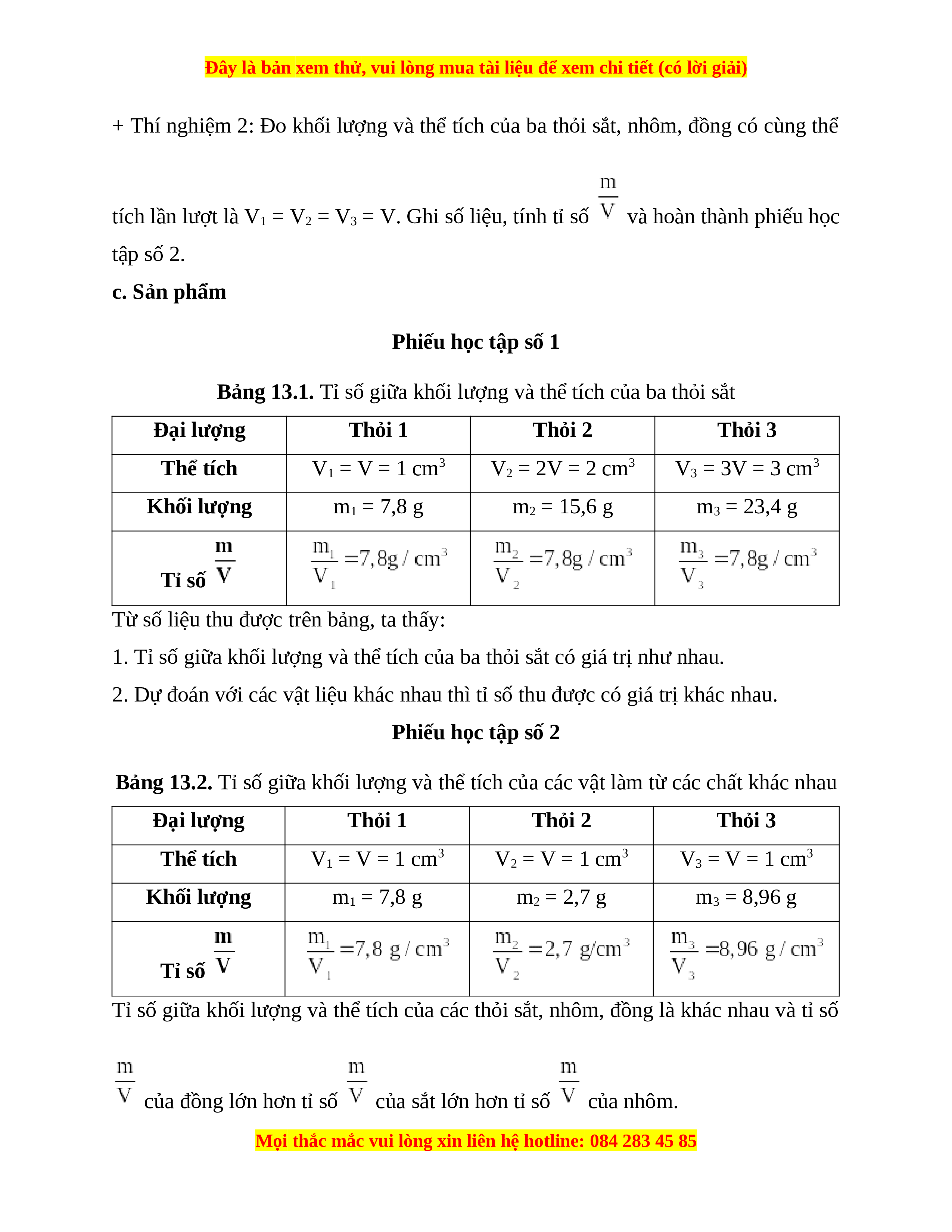 Cách Tính Trọng Lượng của Vật Lớp 8