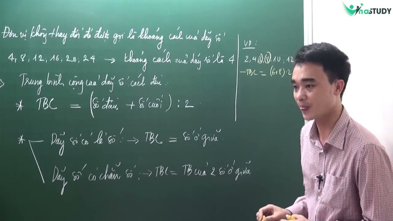 Cách Tính Trung Bình Cộng Dãy Số Cách Đều