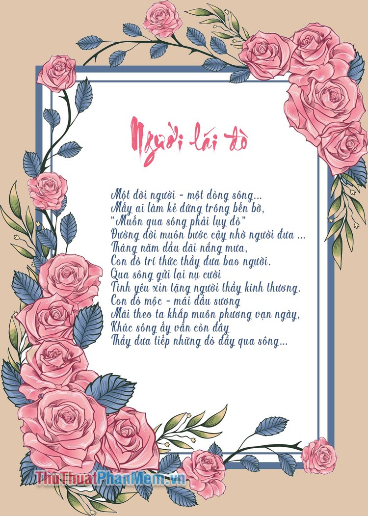 Thơ về thầy cô giáo tự sáng tác Gallery 2