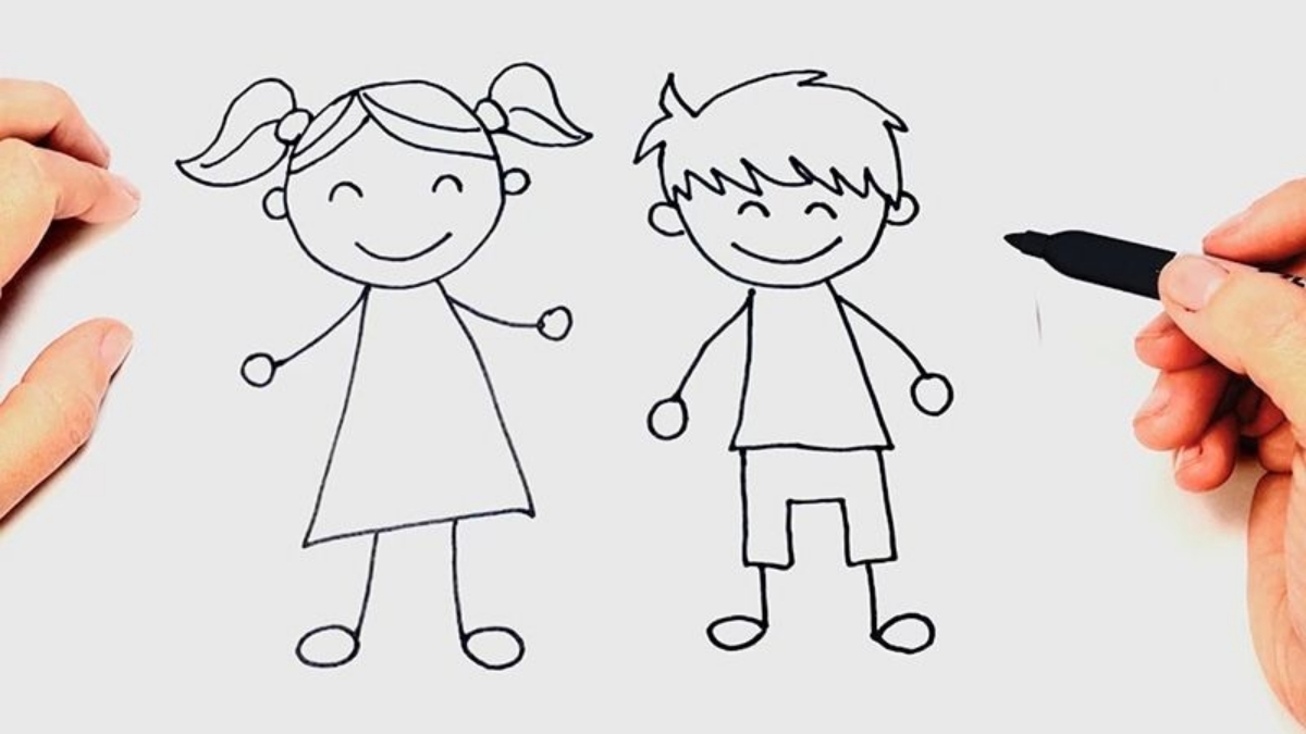 Cách Vẽ Con Người Dễ Nhất