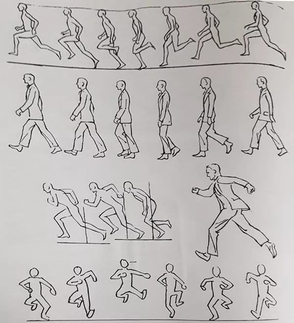 Cách Vẽ Dáng Người Đang Đi
