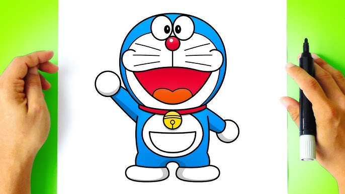 Cách Vẽ Doremon