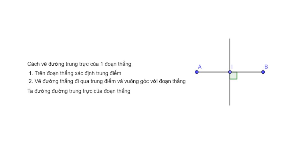 Đường Trung Trực của Đoạn Thẳng AB Gallery 2