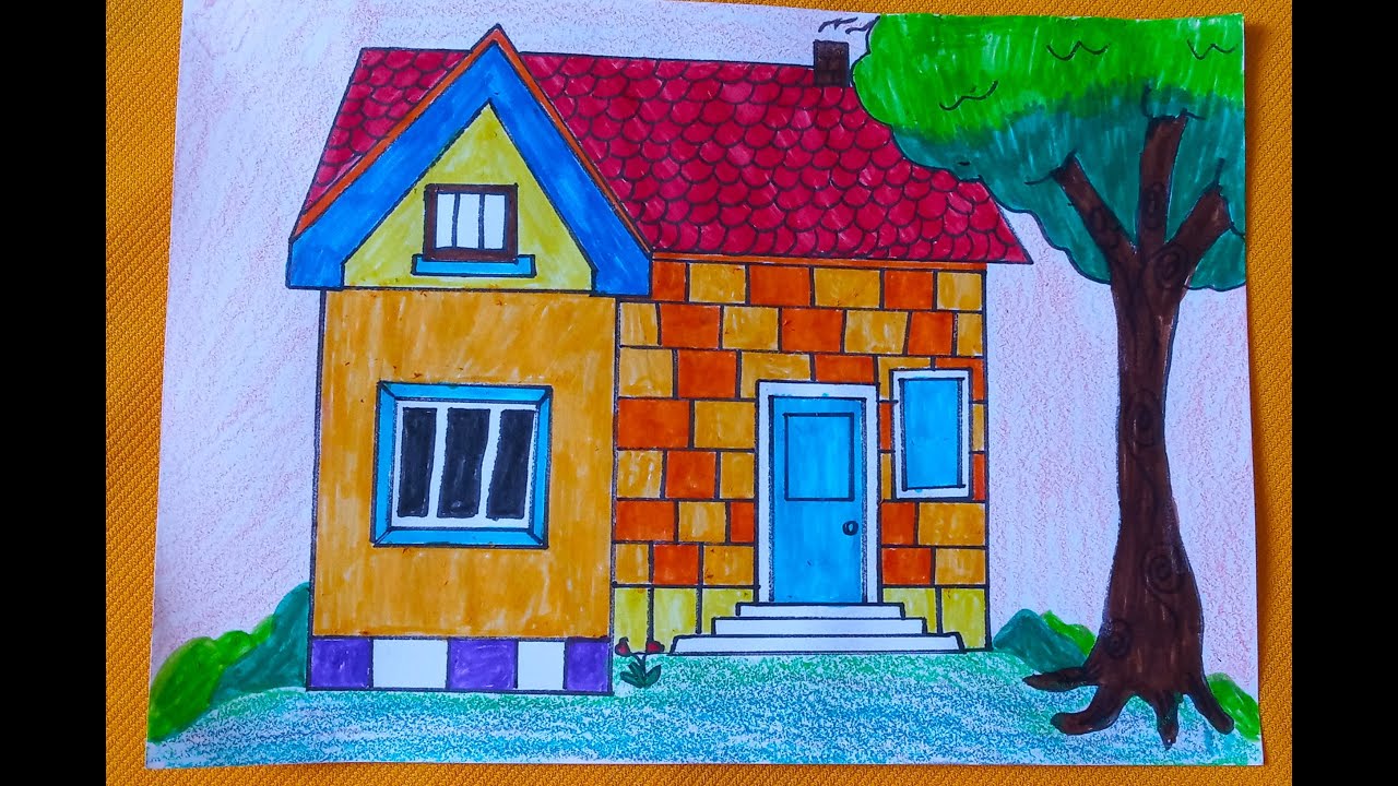 Cách Vẽ Mái Ngói Đơn Giản và Chi Tiết