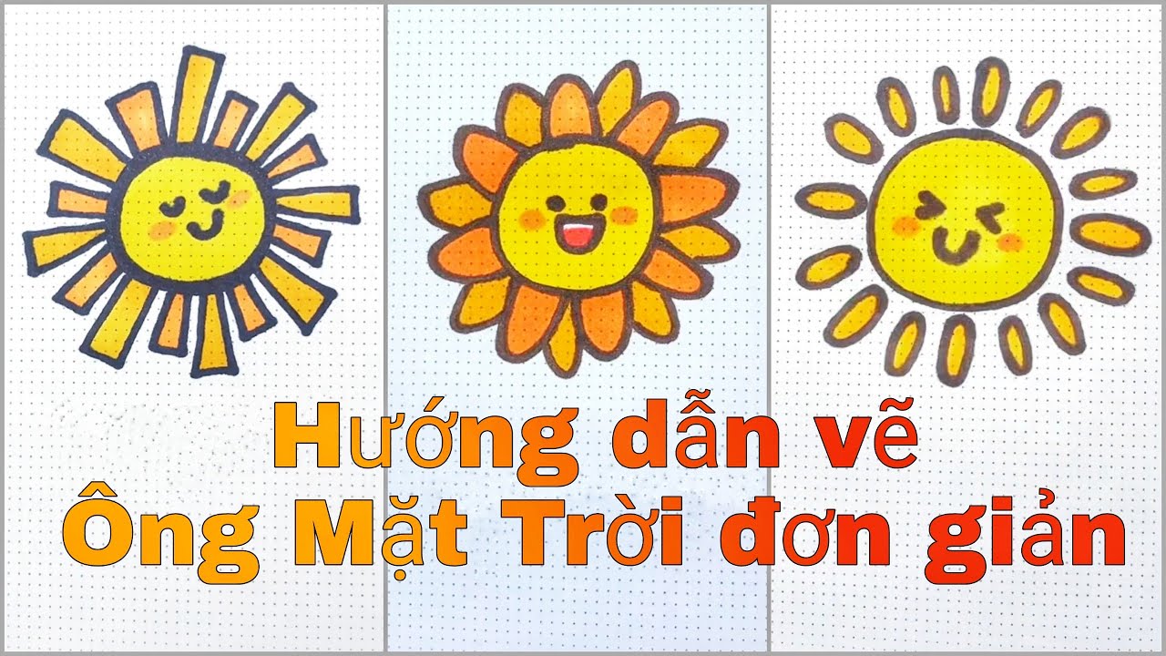 Cách Vẽ Mặt Trời Đơn Giản và Đẹp Gallery 1
