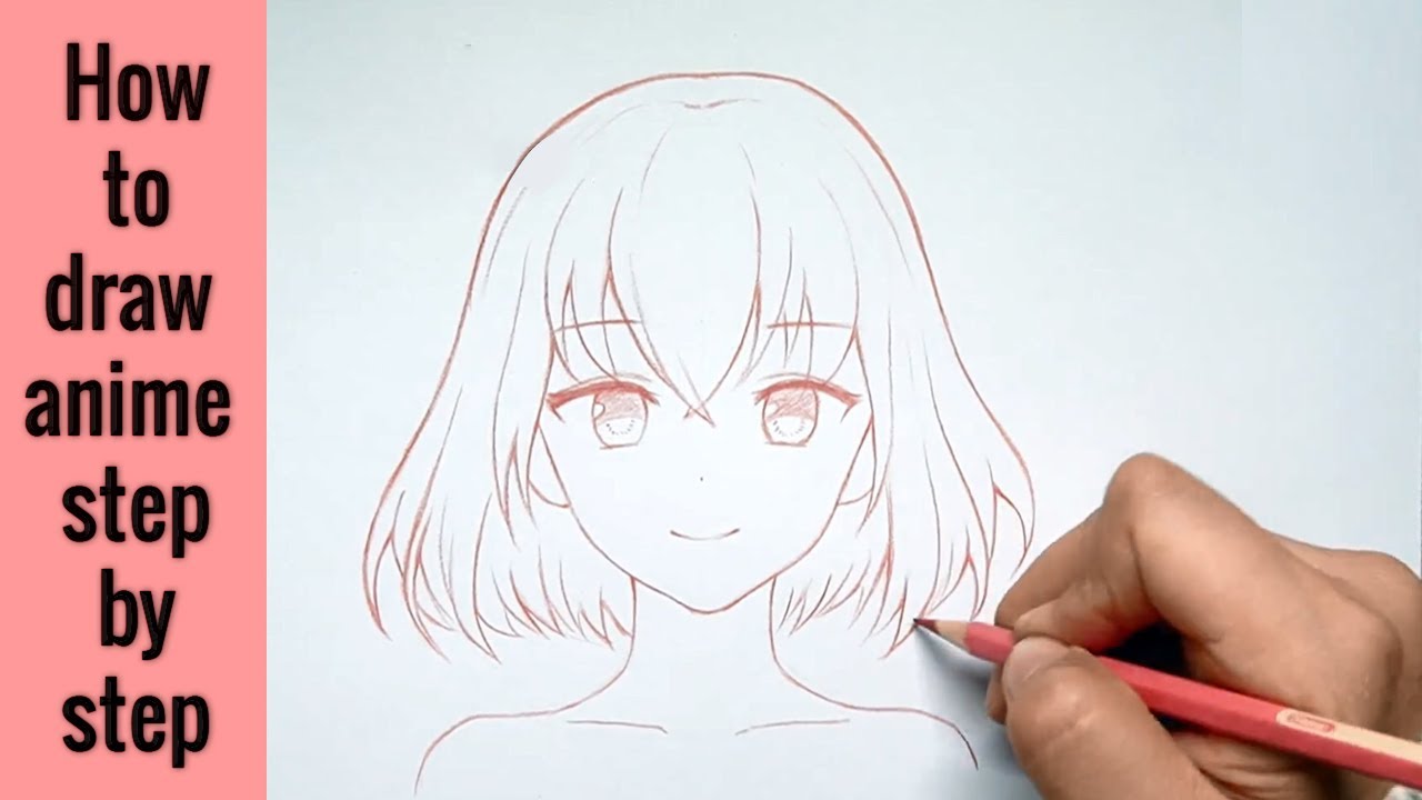 Cách Vẽ Nhân Vật Anime Nữ Đơn Giản