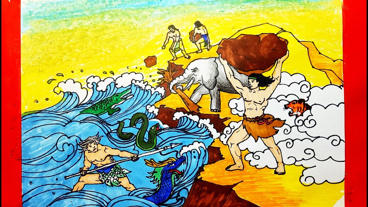 Vẽ Truyện Sơn Tinh Thủy Tinh: Hướng Dẫn Chi Tiết Từ A Đến Z Gallery 2