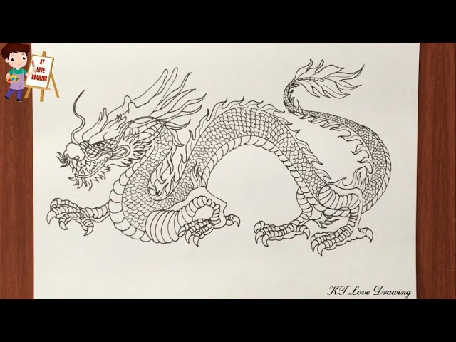 Hình Vẽ Con Rồng Đơn Giản Gallery 1