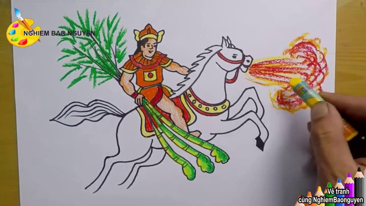 Cách Vẽ Thánh Gióng