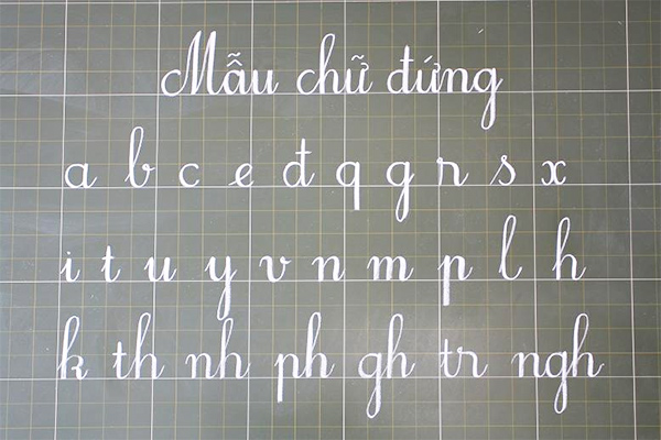 Mẫu Chữ Viết Lớp 1 Chuẩn Gallery 1