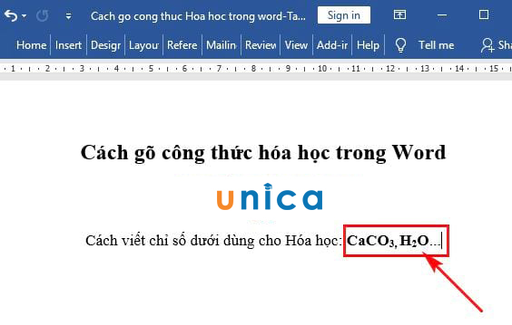 Cách Viết Công Thức Hóa Học Gallery 1