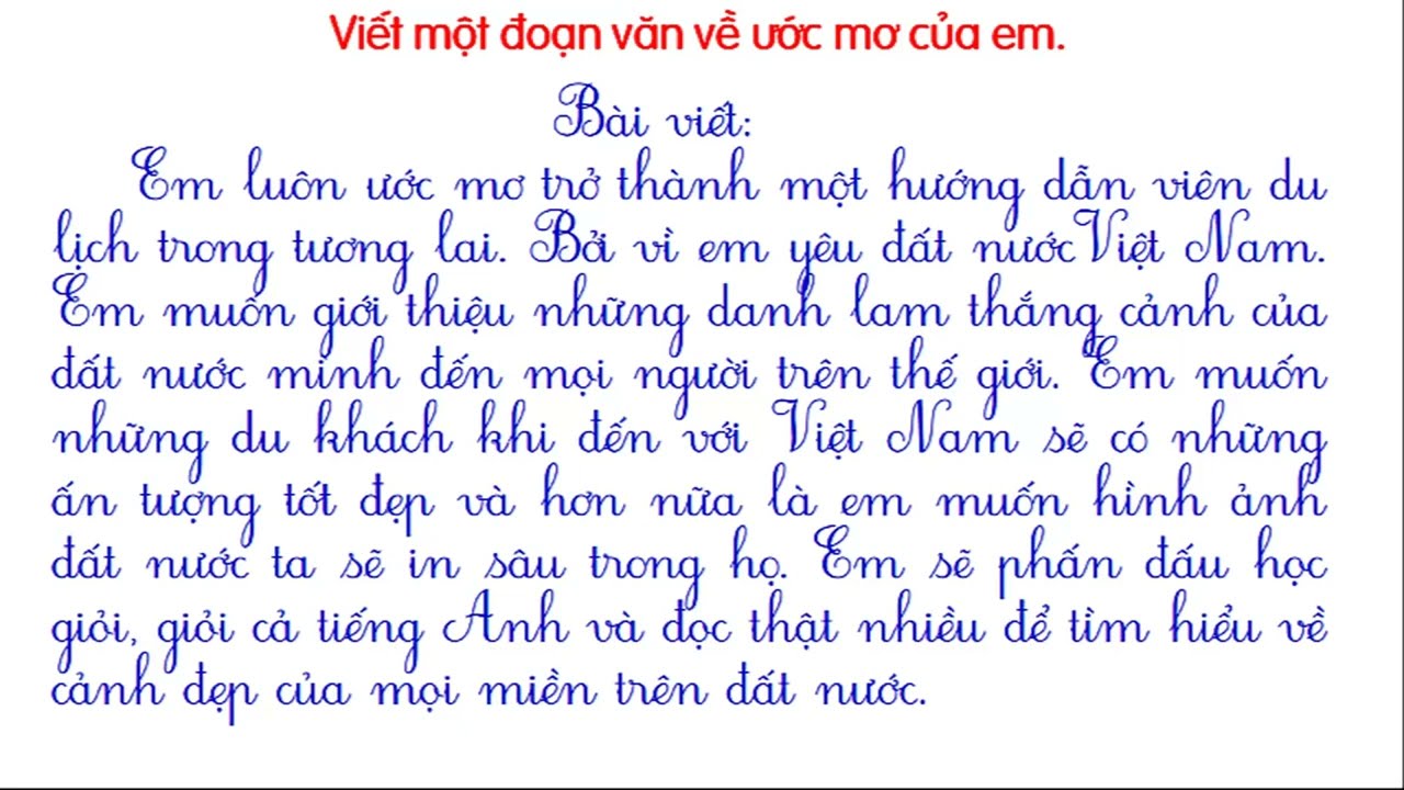 Viết đoạn văn về nghề nghiệp tương lai của em Gallery 2