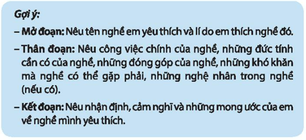 Viết Đoạn Văn Về Nghề Nghiệp Yêu Thích Gallery 1