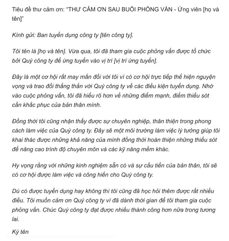 Cách Viết Mail Cảm Ơn Chuẩn SEO