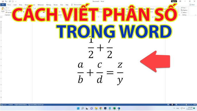 Cách viết số thập phân trong Word Gallery 2