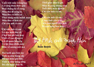 Thơ Tình Mùa Thu Nhớ Anh Gallery 2