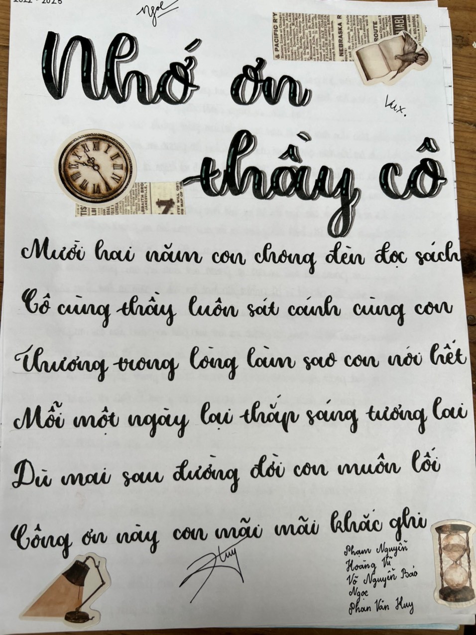Thơ Về Tri Ân Thầy Cô: Lời Tri Ân Sâu Sắc Dành Cho Người Thầy Gallery 2